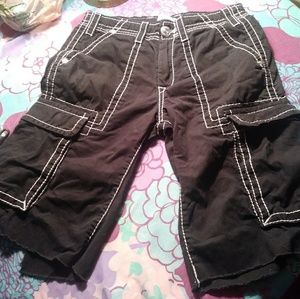 True religion cargo shorts